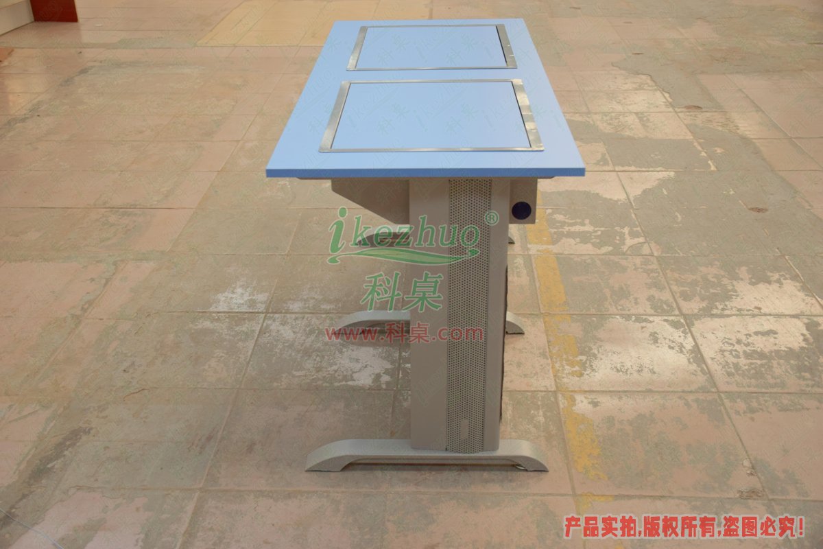 科桌家具,翻轉電腦桌,雙人金屬腳架手動箱體翻轉電腦桌 科桌家具,翻轉電腦桌,雙人金屬腳架手動箱體翻轉電腦桌