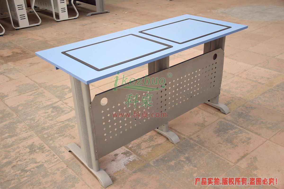 科桌家具,邊框翻轉器,翻轉電腦桌,雙人位金屬腳架帶邊框翻轉電腦桌K14-B 科桌家具,邊框翻轉器,翻轉電腦桌,雙人位金屬腳架帶邊框翻轉電腦桌K14-B