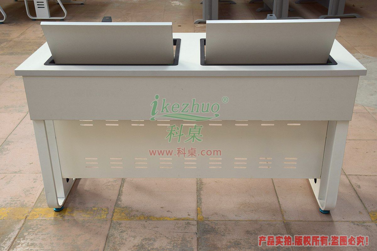 科桌家具,翻轉電腦桌,雙人電腦桌,雙人位金屬腳架帶邊框翻轉電腦桌K16-C 科桌家具,翻轉電腦桌,雙人電腦桌,雙人位金屬腳架帶邊框翻轉電腦桌K16-C